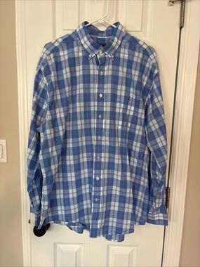 Vineyard Vines men’s XXL classic Tucker fit blue and pink plaid